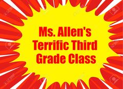Ms. Allen's3rd GradeClass